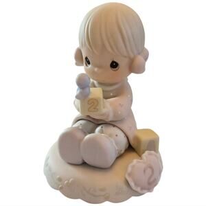 Precious Moments 1994 Growing In Grace Age 2 Blocks And Hearts 136212